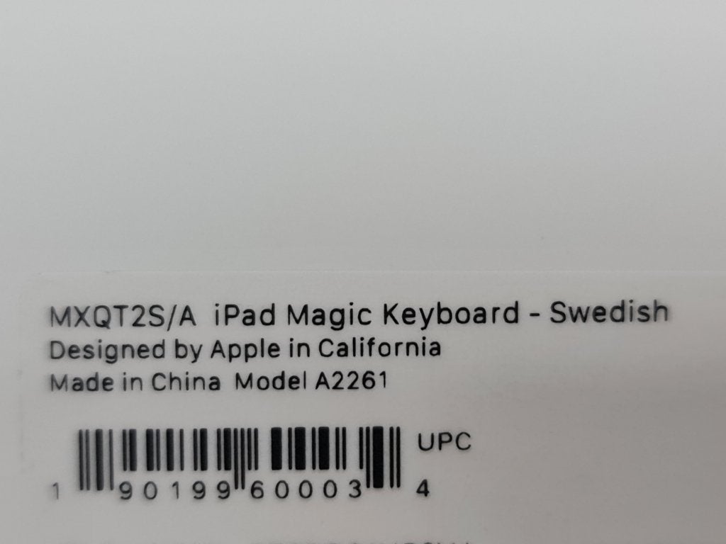 Magic Keyboard iPad Air (4/5e gen) 11-inch iPad Pro - ZWEEDS, Computers en Software, IPad Air 4 & iPad Pro 11-inch, Apple Distribution International