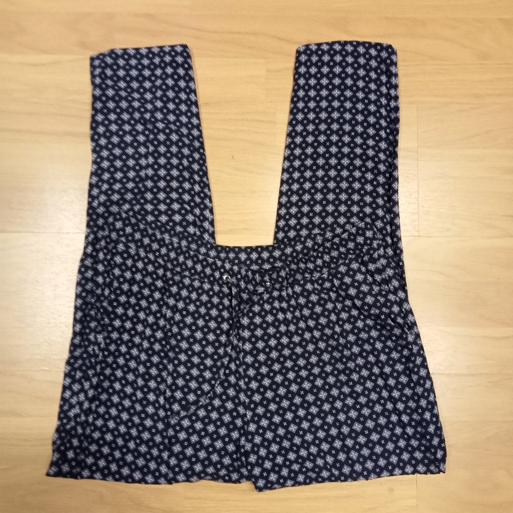 C&A donkerblauwe zomerse print broek maat 40, Maat 38/40 (M), Zo goed als nieuw, Lang, C&A