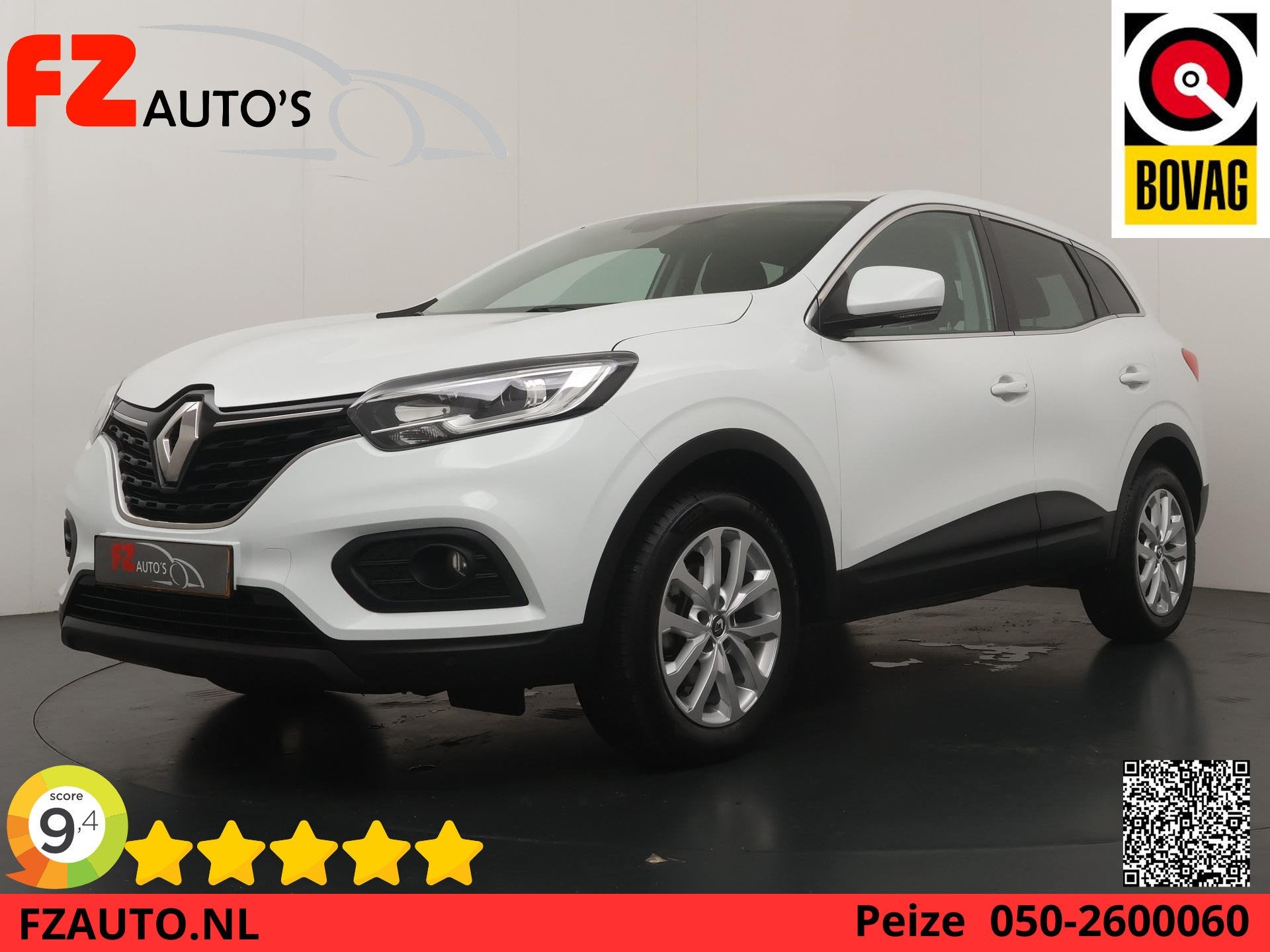 Renault Kadjar 1.3 TCe Zen Automaat - Apple Carplay/Android, Kadjar, Stof, Gebruikt, Euro 6