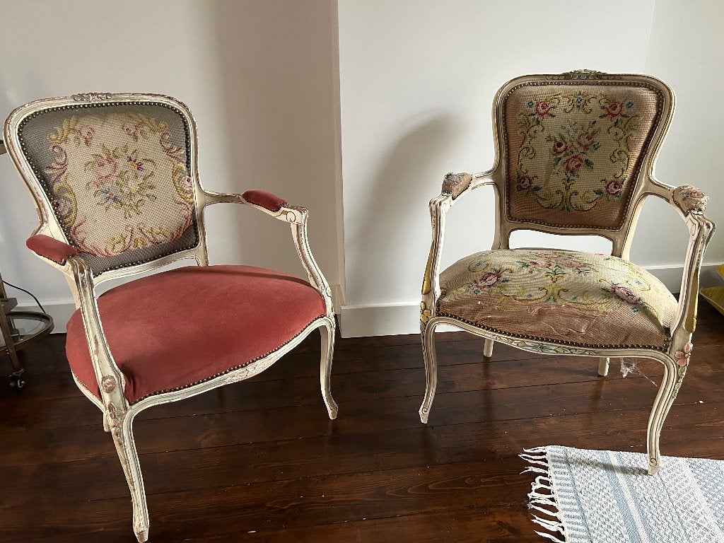 Mooi Koppel Louis XIV Stoelen, Ophalen