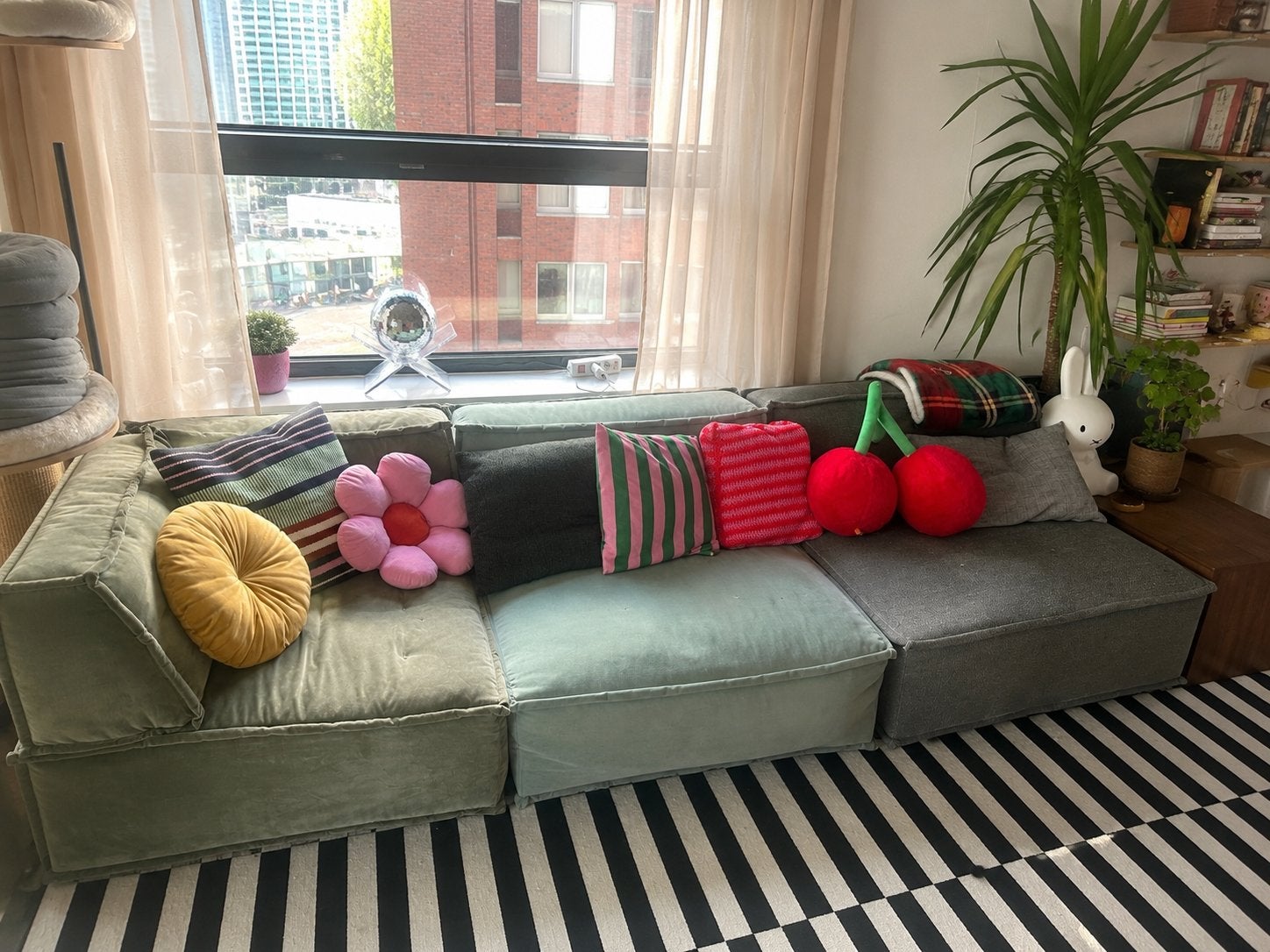 Ginger Fennel modulaire designbank | 3 losse elementen, Huis en Inrichting, Banken | Complete zithoeken, Ophalen, Zo goed als nieuw
