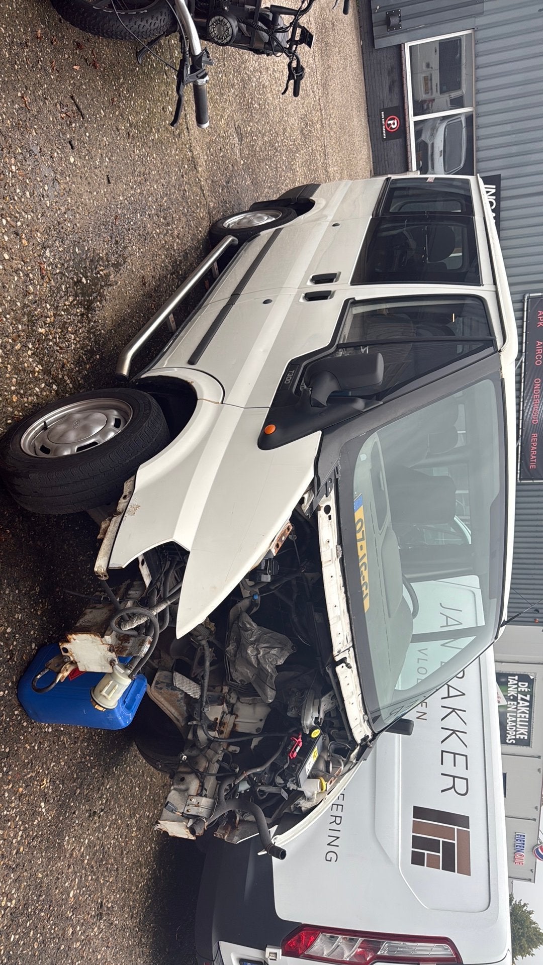 Ford Transit 2.3 16V 9 prs Motor-probleem Benzine, Auto's, 145 pk, Achterwielaandrijving, Wit, Origineel Nederlands