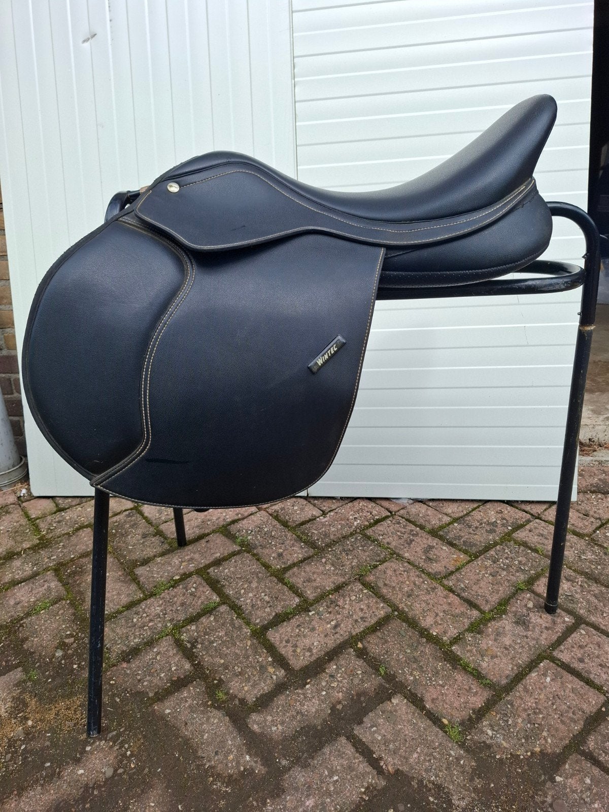 Wintec 500 springzadel 17.5, Dieren en Toebehoren, Paarden en Pony's | Zadels, Ophalen of Verzenden, Springen, Zo goed als nieuw