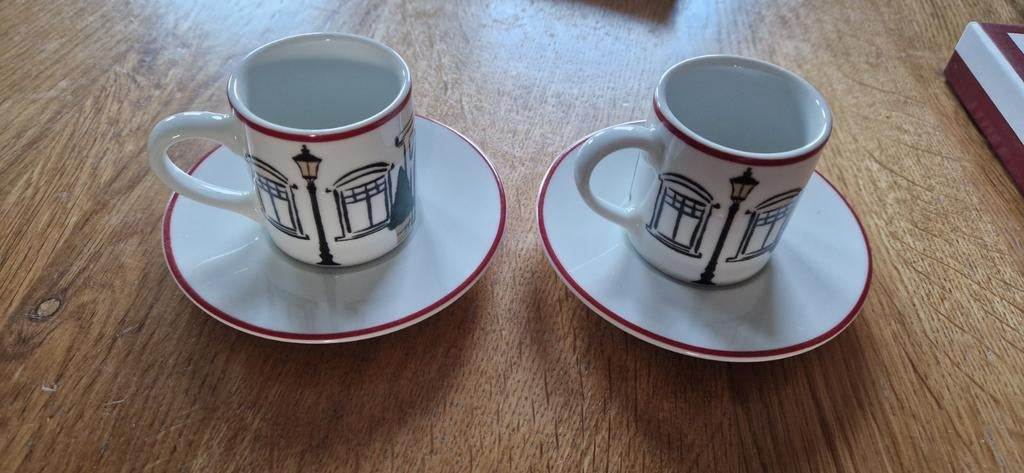 H&M home espresso kopjes met schotel, Huis en Inrichting, Keuken | Servies, Ophalen, Nieuw, Overige stijlen, Kop(pen) en/of Schotel(s)