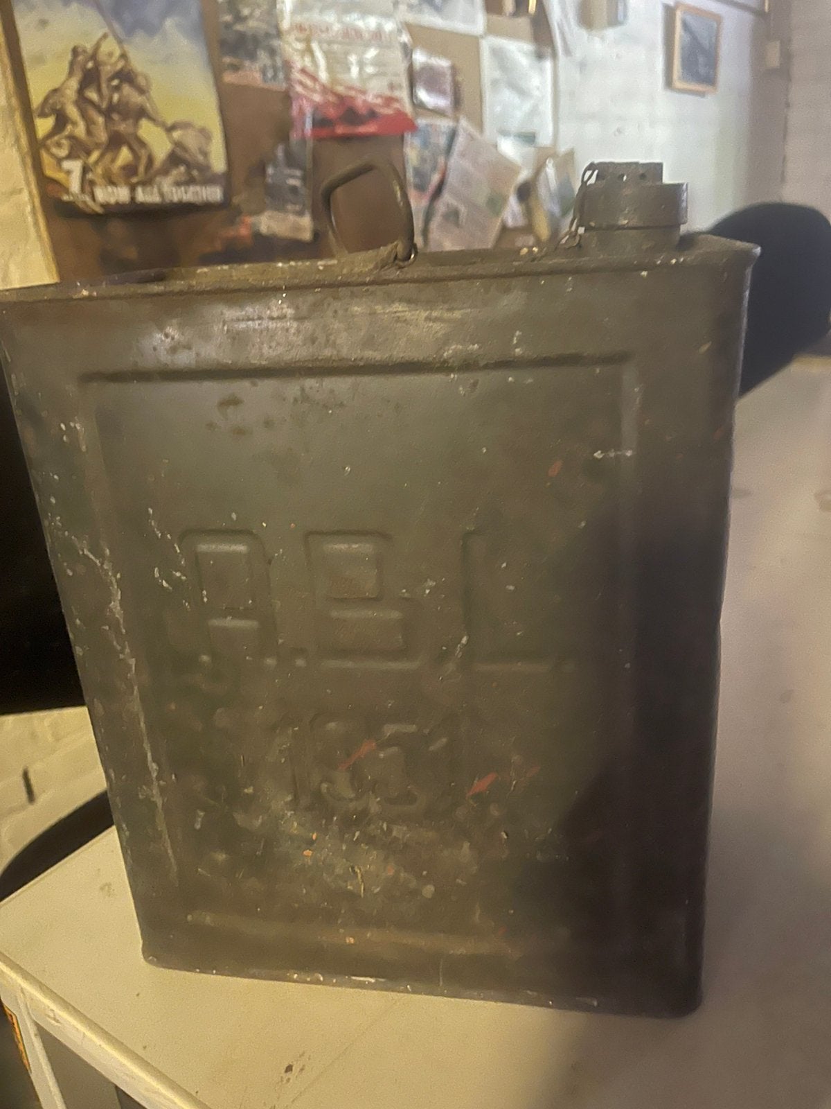 Oliekan, Verzamelen, Ophalen of Verzenden, Landmacht, Overige gebieden, Overige typen