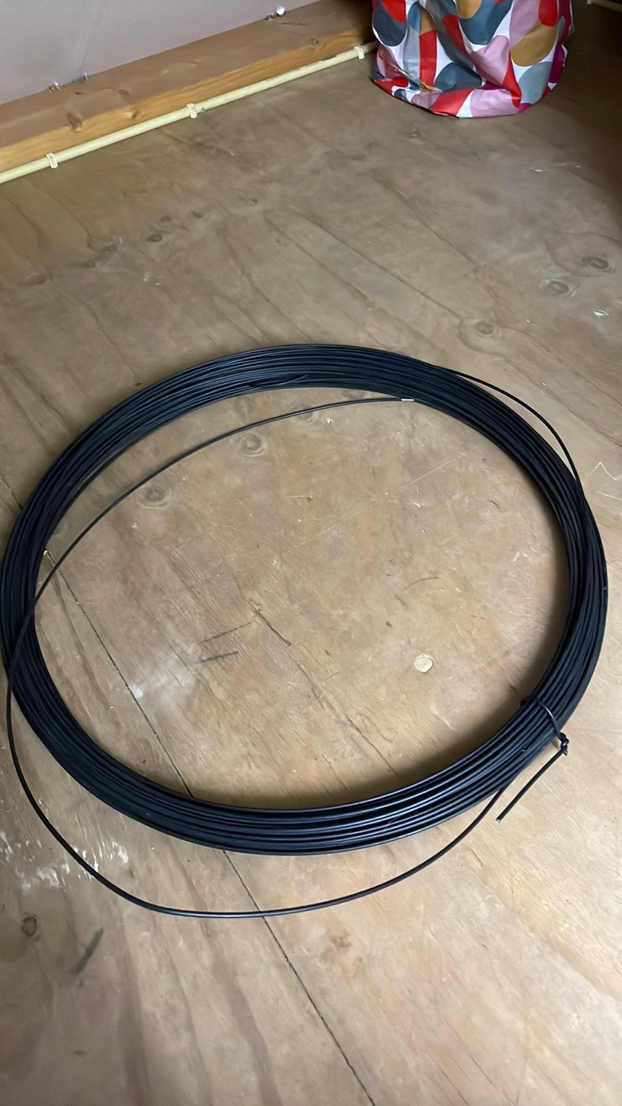 Spandraad zwart, Tuin en Terras, Gaas en Draad, Ophalen, Nieuw, 20 meter of meer