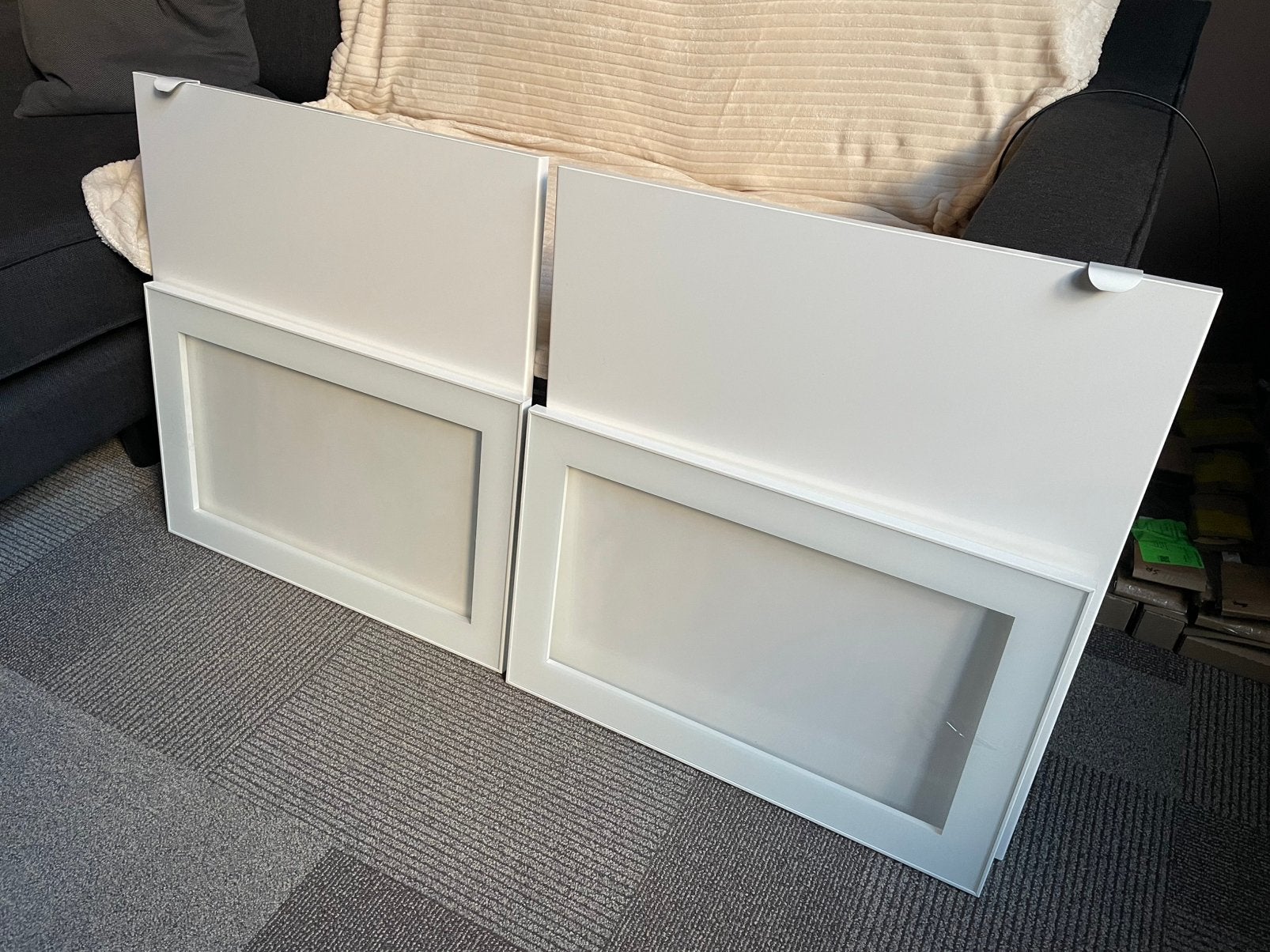 4 Ikea Besta deurtjes, Zo goed als nieuw, Minder dan 100 cm, Modern, 25 tot 50 cm