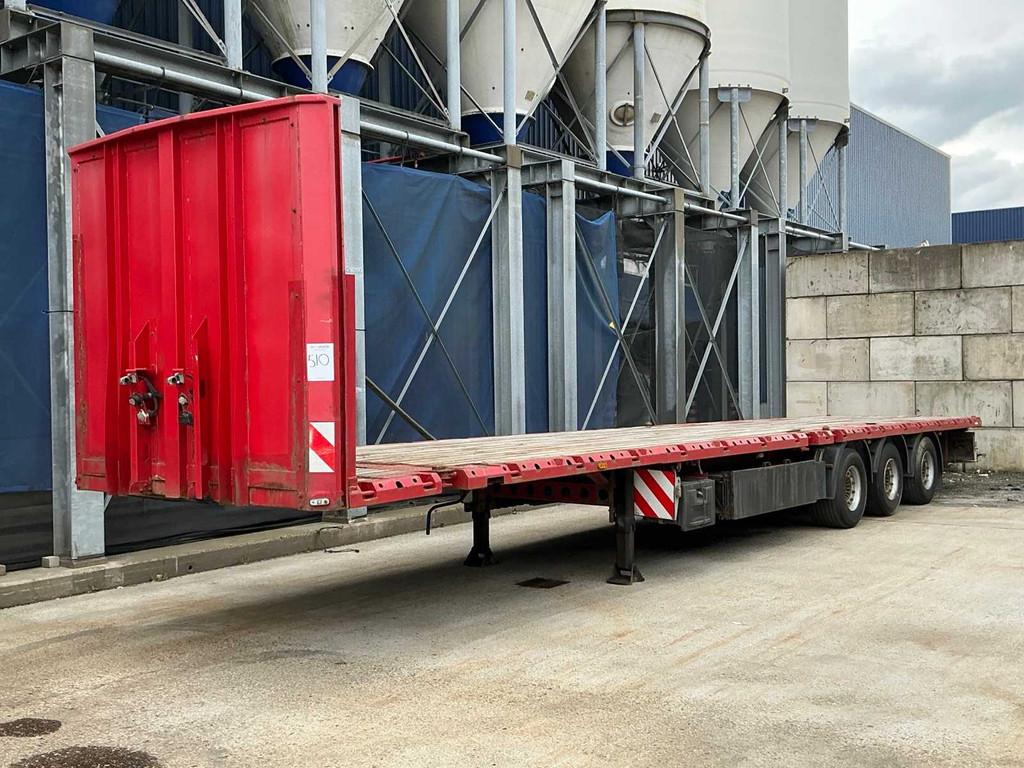 2011 M&V NPSG31 Lowdeck container oplegger, Auto's, Vrachtwagens, Bedrijf, Aanhangers en Opleggers, Overige brandstoffen, Geïmporteerd