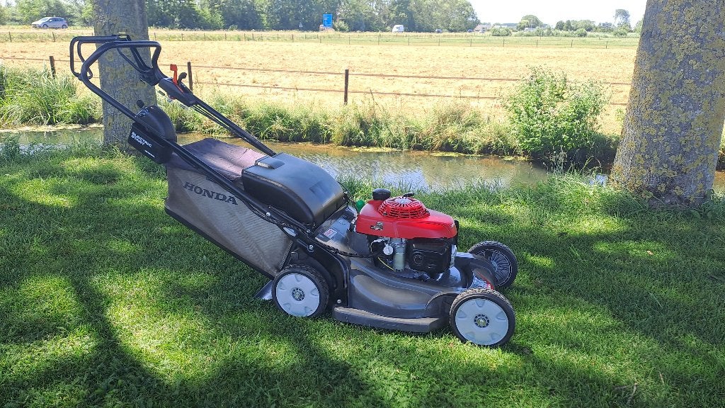 Honda HRX 537 grasmaaier, Tuin en Terras, Grasmaaiers, Ophalen, Cirkelmaaier, Honda, Gebruikt