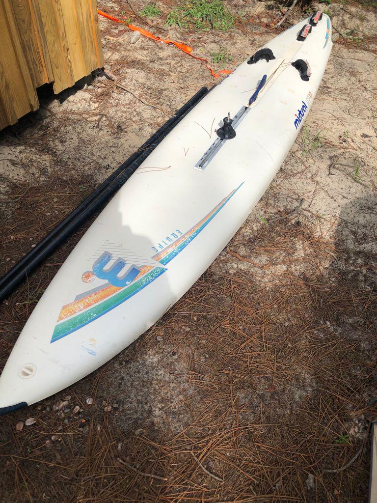Surfplank Mistral Equipe incl zeilen, Ophalen, Met zeil(en), Mistral, Gebruikt