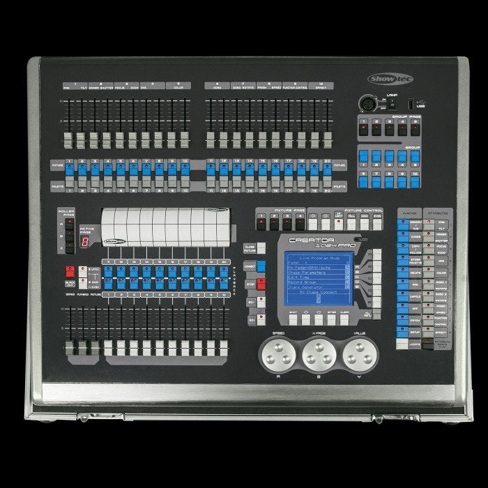 Showtec Creator 1024 PRO DMX controller + flightcase, Muziek en Instrumenten, Ophalen, Zo goed als nieuw, Licht