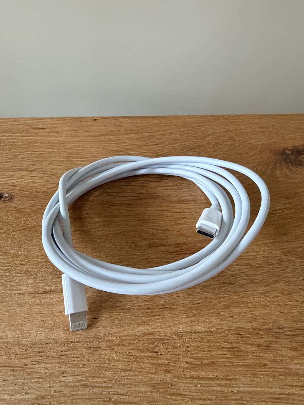 Witte USB-C naar Lightning kabel 1,95m, Telecommunicatie, Mobiele telefoons | Toebehoren en Onderdelen, Ophalen of Verzenden, Nieuw