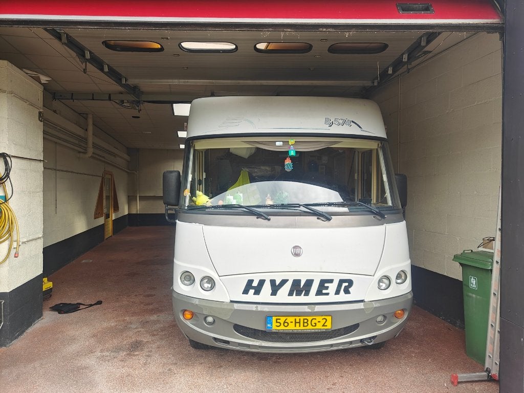 Hymer Camper B574 2002 Fiat 2.8 JTD 128 PK, Integraal, Afzuigkap, Ringverwarming, Fiat