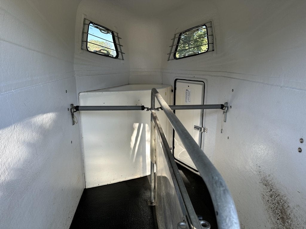 Hotra 2 paards volpolyester trailer zadelkamer 3e remlicht, Gebruikt, Overige typen