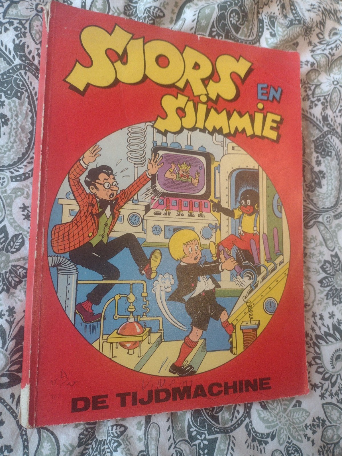 Sjors en Sjimmie - De Tijdmachine (Stripboek), Boeken, Eén stripboek, Ophalen of Verzenden, Gelezen