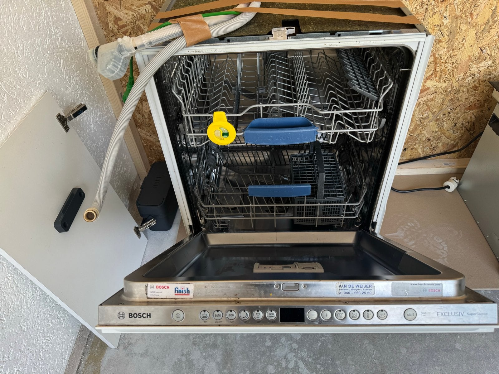 Bosch Exclusiv SuperSilence Vaatwasser, Witgoed en Apparatuur, Vaatwasmachines, Ophalen, Gebruikt, 60 cm of meer, Eco programma