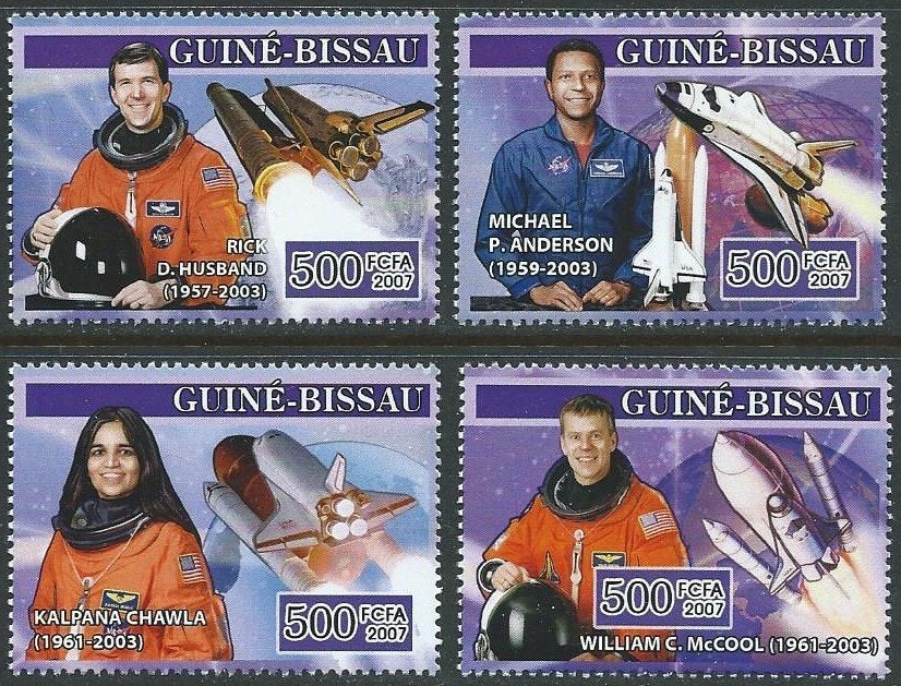 Ruimtevaart - Guinea-Bissau, Ophalen of Verzenden, Postfris, Overige thema's