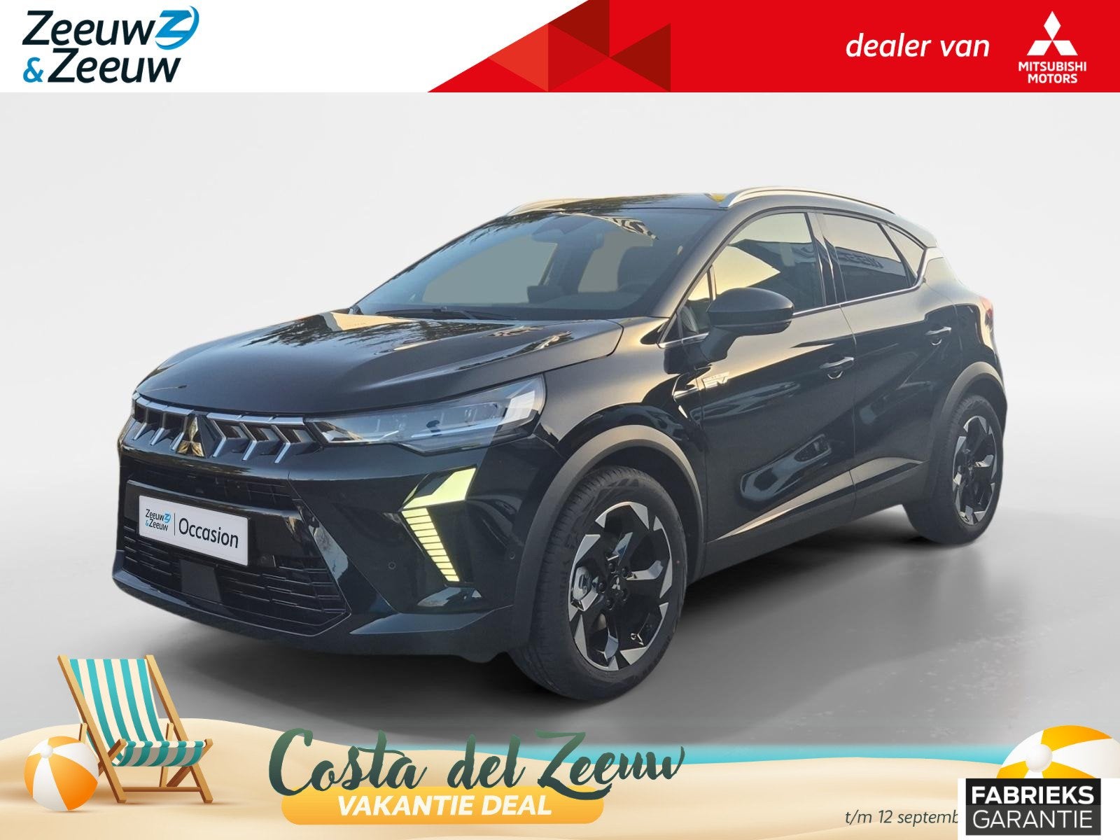 Mitsubishi ASX 1.8 HEV AT Intense+ | Carplay | Camera | ACC, Auto's, 12 maanden, 4 cilinders, Automatische klimaatregeling, Leder en Stof