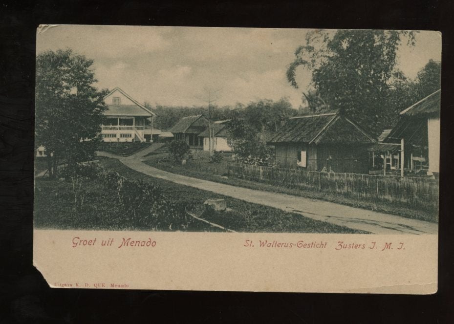 1900  MENADO (Celebes) St. Walterus gesticht Ned Indië, Ophalen of Verzenden, Voor 1920, Buiten Europa