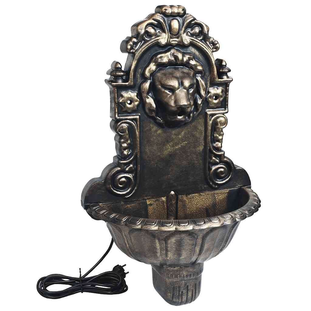 Muurfontein fontein wandfontein leeuwenkop GRATIS BEZORGD!, Kunststof, Fontein, Verzenden, Nieuw