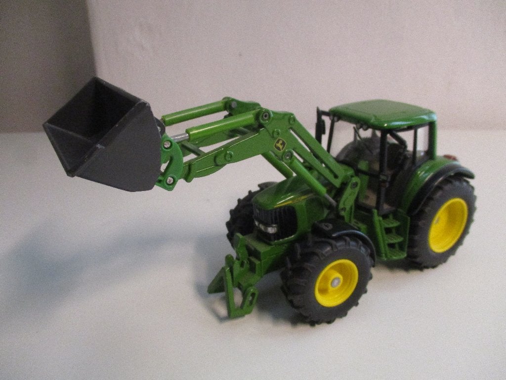 Siku John Deere 6820 met voorlader, Ophalen of Verzenden, Gebruikt, Tractor of Landbouw, SIKU