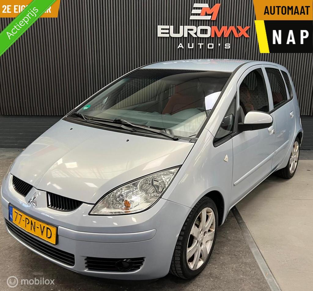 Mitsubishi Colt 1.5 2e Eigenaar - NAP - Automaat - Airco, 970 kg, Stof, 4 cilinders, Blauw