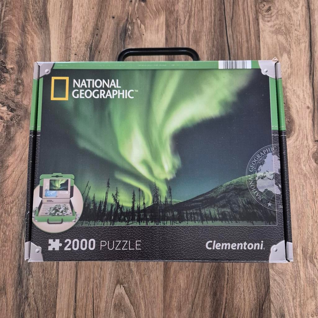 National Geographic Noorderlicht Puzzel 2000 Stukjes, Ophalen of Verzenden, Meer dan 1500 stukjes, Zo goed als nieuw, Legpuzzel