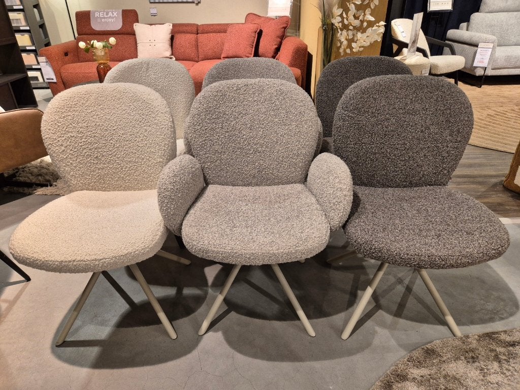 XOOON Jaxon eetkamerstoelen, Ophalen, Nieuw, Grijs, Metaal