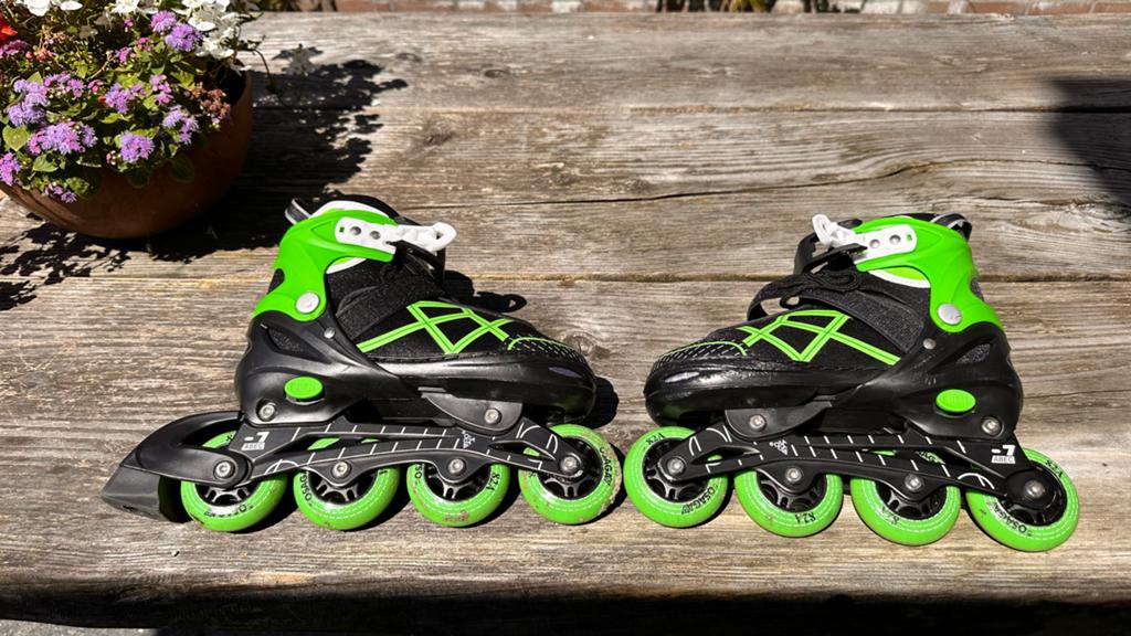 Osaga Inline Skates - Verstelbaar - Maat 35/38, Ophalen of Verzenden, Verstelbaar, Zo goed als nieuw, Kinderen