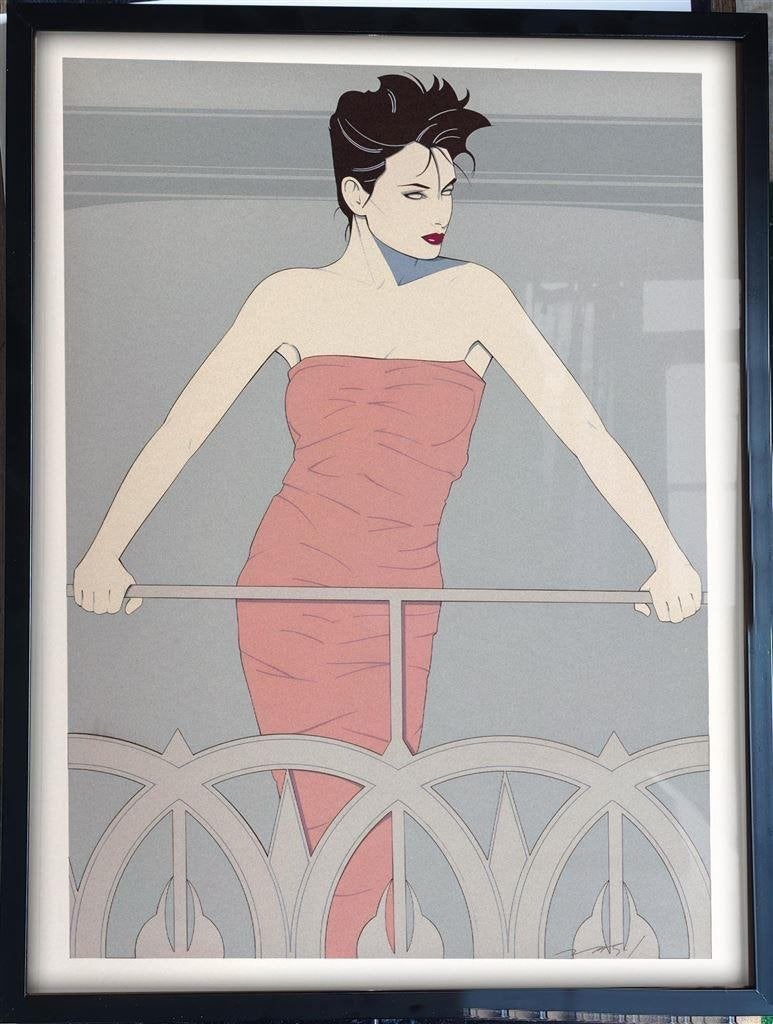 PATRICK NAGEL 1980 Pop Art kunst Poster Lijst #7, Verzenden, Overige typen