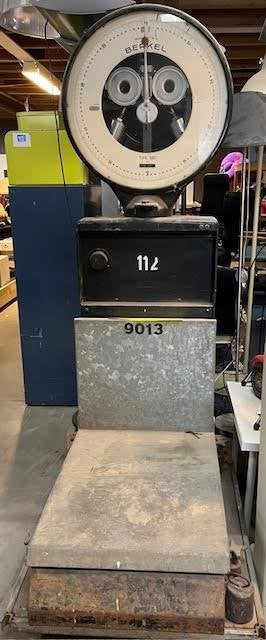 Berkel Type 1000 industriële vintage weegschaal tot 100 kg, Ophalen, Gebruikt, Vloerweegschaal