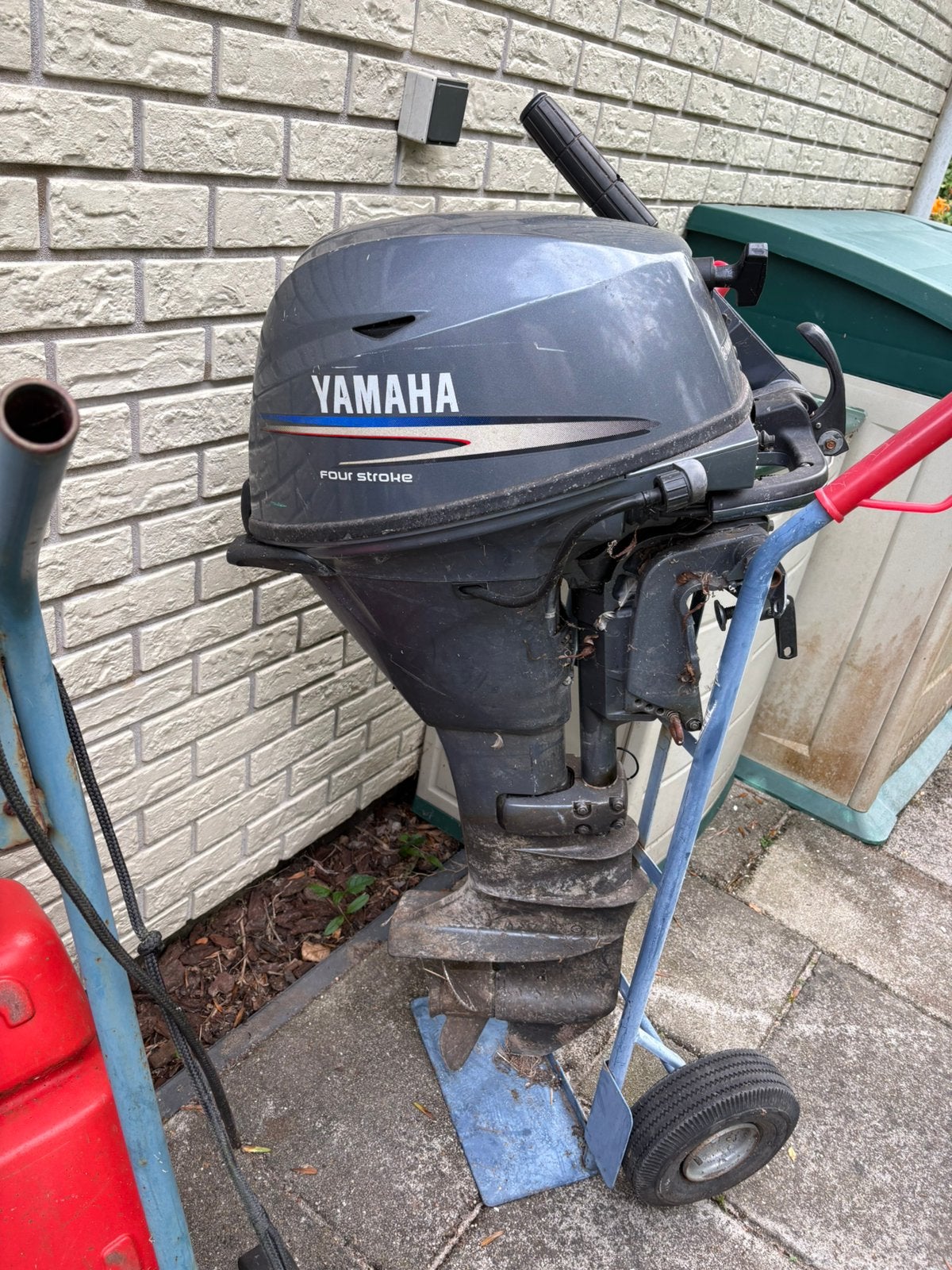 Boot met 20pk yamaha motor (kijk beschrijving), Ophalen, 10 tot 30 pk, Gebruikt, Viertaktmotor
