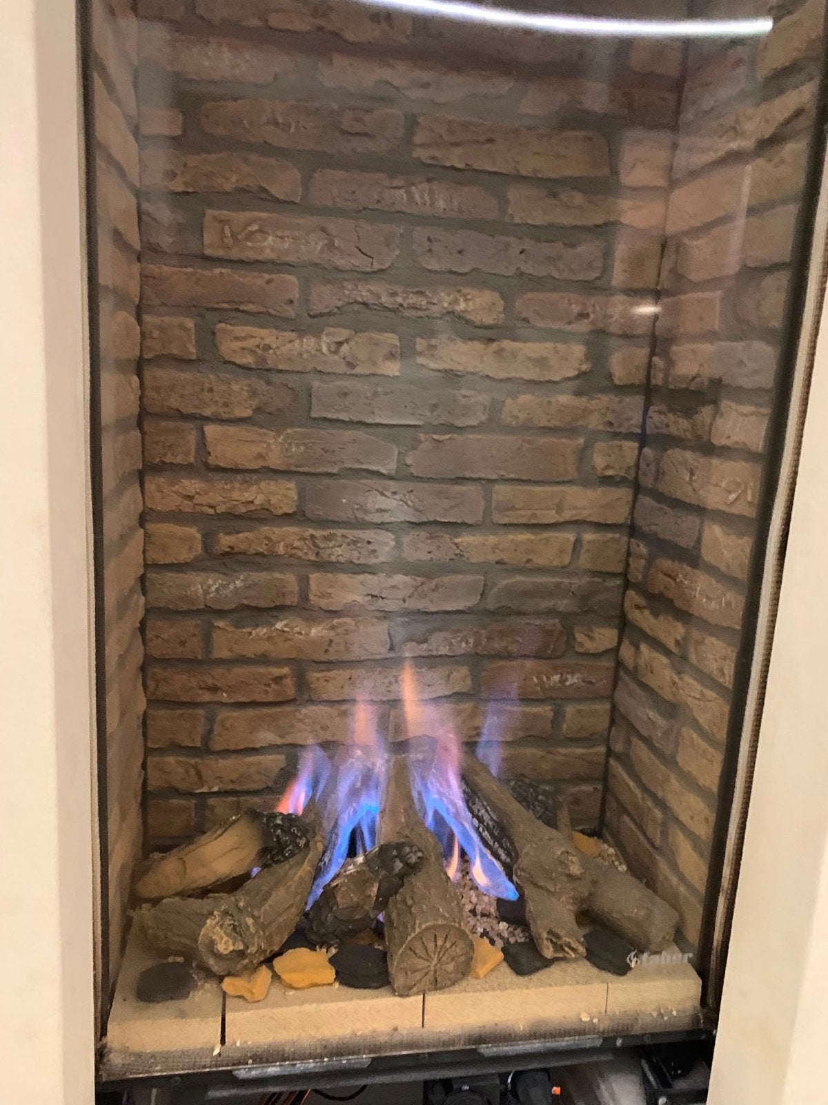 Inbouw gashaard met afstandsbediening, Ophalen, Gebruikt, Inbouwhaard, Gashaard