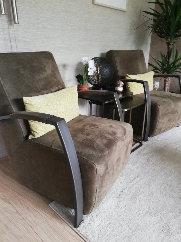fauteuil, Ophalen, Gebruikt, Minder dan 75 cm, Leer