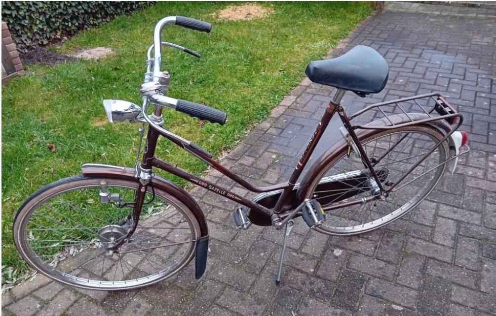 Gazelle Impala Damesfiets jaren 70 met remhendels, Fietsen en Brommers, Fietsen | Dames | Damesfietsen, 53 tot 56 cm, Ophalen