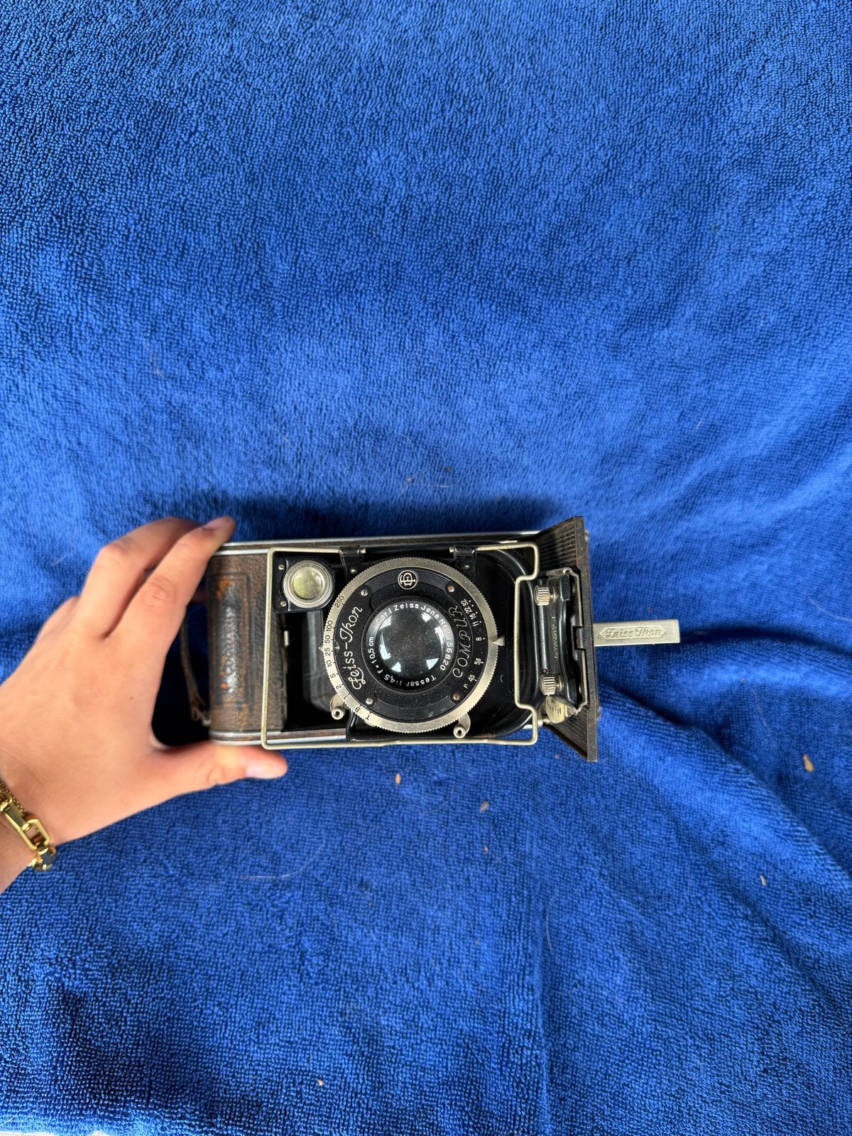 Vintage Zeiss Ikon Balgen Camera - Goede Staat, Audio, Tv en Foto, Fotocamera's Analoog, Ophalen, Gebruikt, Compact, Overige Merken