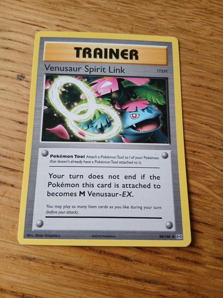 Venusaur Spirit Link Trainer Kaart 89/108, Hobby en Vrije tijd, Verzamelkaartspellen | Pokémon, Ophalen of Verzenden, Gebruikt