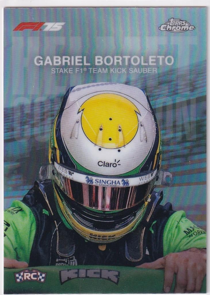 Gabriel Bortoleto Helmet Refractor RC #HC-10, Verzenden, Nieuw, Formule 1