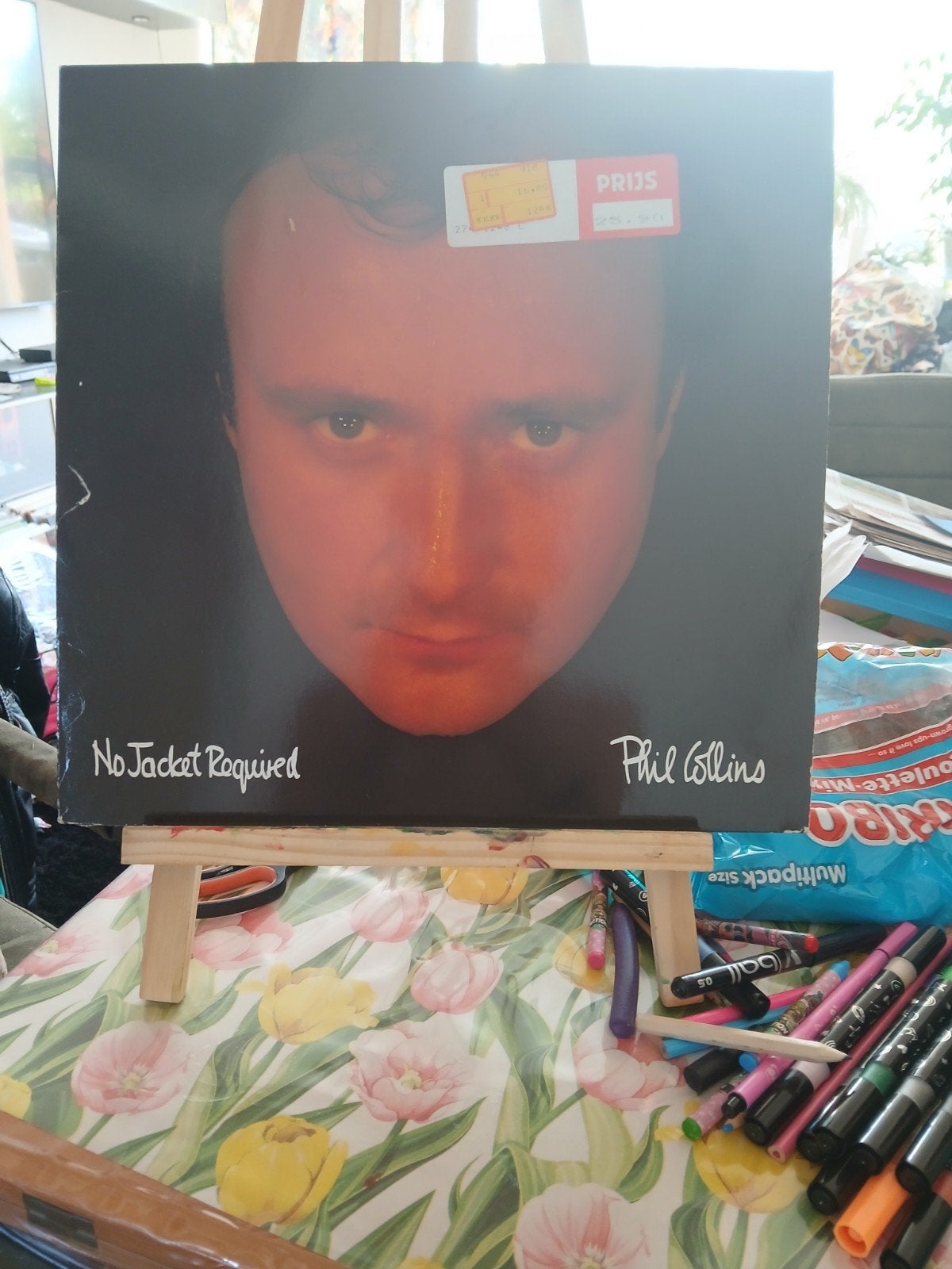 Phil Collins - No Jacket Required LP (Pop, Rock), LP, Gebruikt, Pop, Ophalen of Verzenden