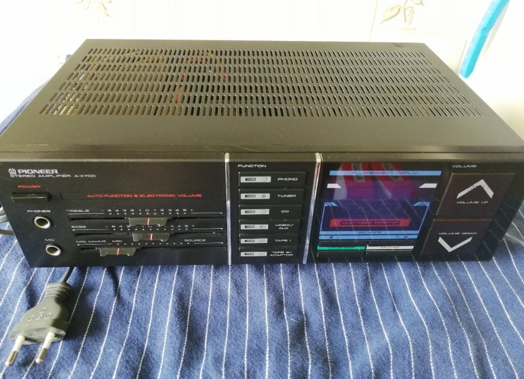 Pioneer A-X700 stereo versterker phono ax 700 tlc opknapper, Audio, Tv en Foto, Gebruikt, Ophalen of Verzenden, Pioneer, Minder dan 60 watt