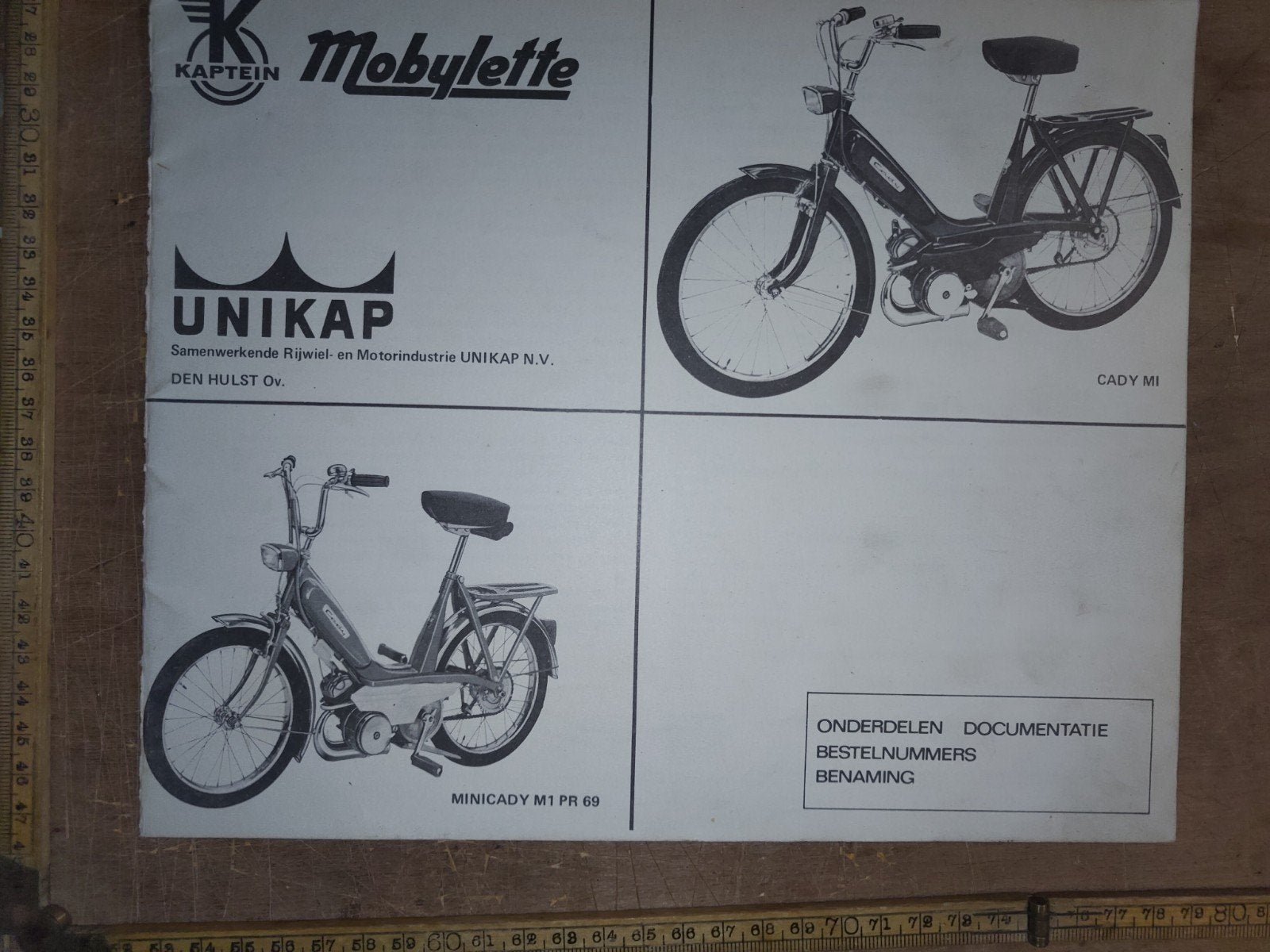 onderdelen Catalogus Kaptein Cady en MiniCady, Fietsen en Brommers, Ophalen of Verzenden, Gebruikt