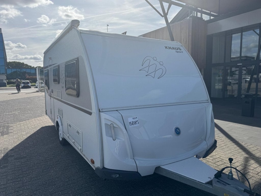 Knaus Sport 460 EU 2017 Mover,Tent,Luifel!!!, Caravans en Kamperen, 2 aparte bedden, Bedrijf, Treinzit, 4 tot 5 meter