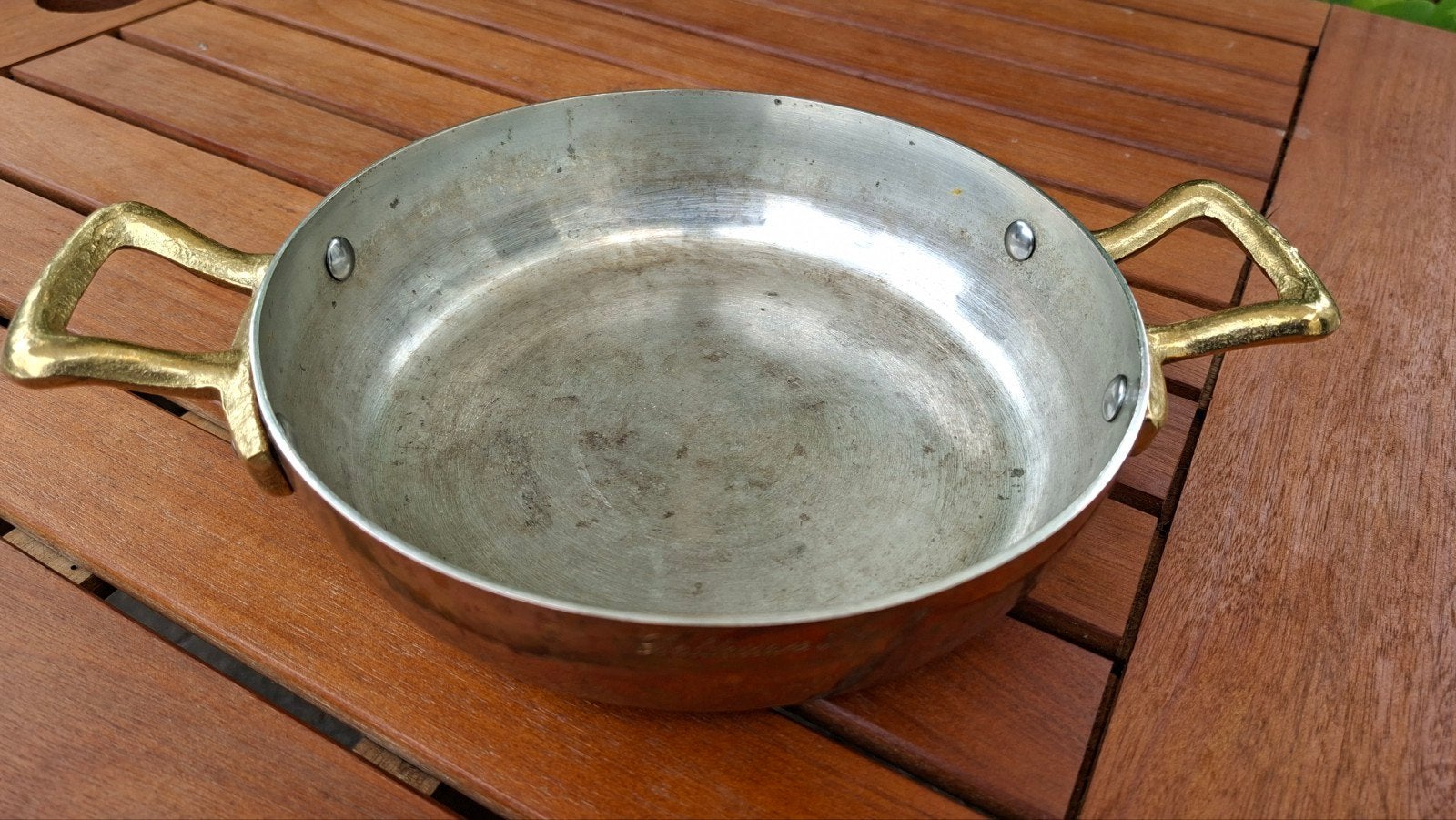 Vintage Baldassave Agnelli kook/braad/bak/stoofpan, Ophalen, Overige typen, Met handvatten, Overige merken