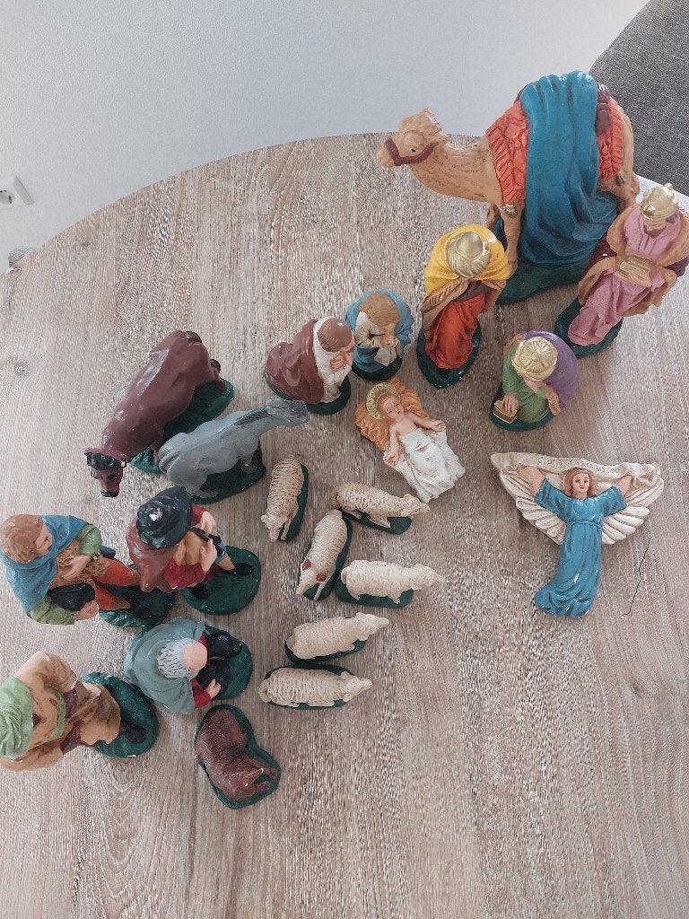 Kerststal beelden, Ophalen, Gebruikt