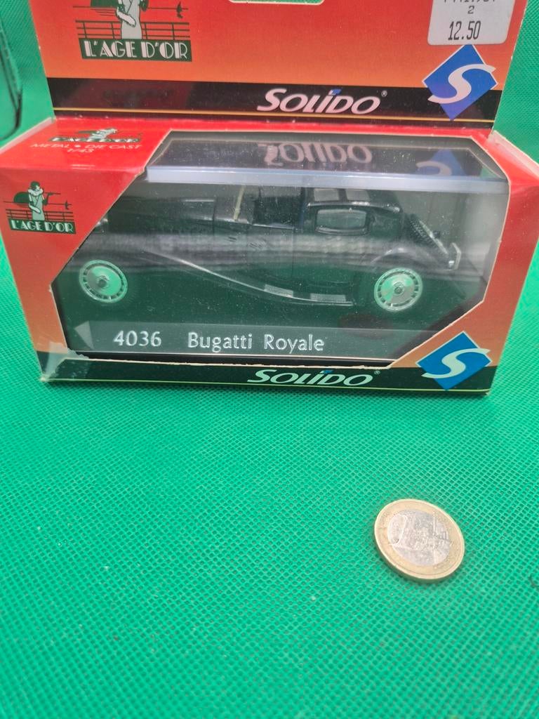 155 Bugatti Royale 1/43 Solido, Ophalen of Verzenden, Zo goed als nieuw, Auto, Solido