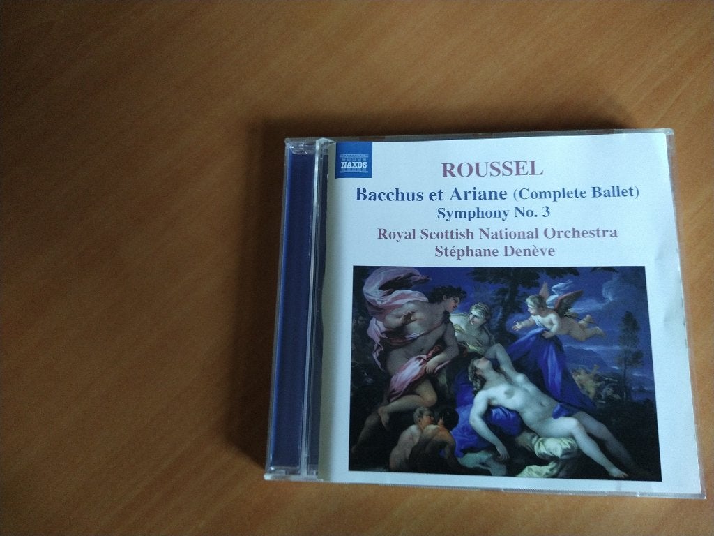 CD Roussel. Bacchus et Ariane  • Symphony No. 3., Ophalen of Verzenden, Classicisme, Zo goed als nieuw, Kamermuziek