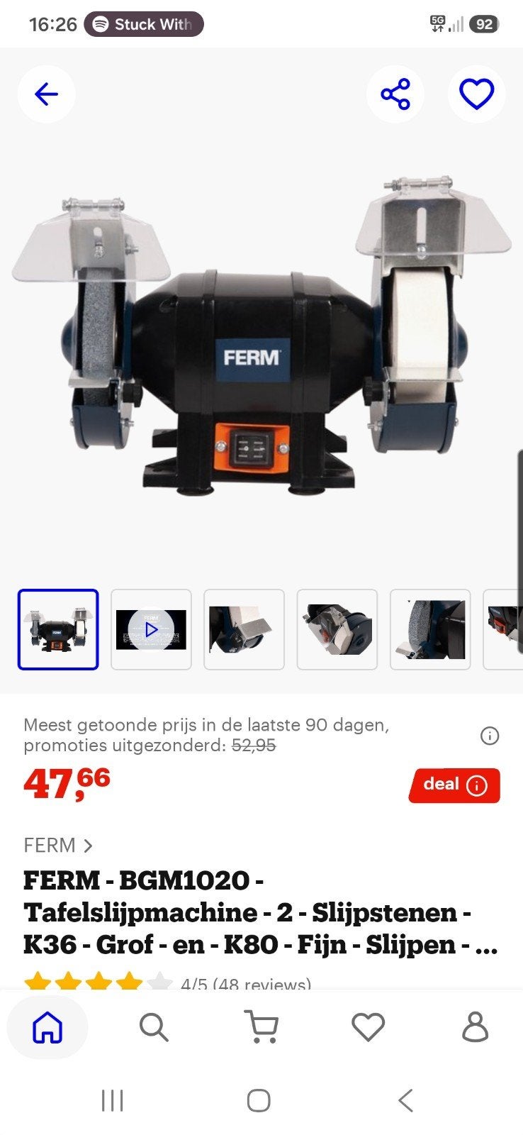 slijpsteen zo goed als nieuw., Ophalen, Zo goed als nieuw, Minder dan 700 watt, Werkbankslijpmachine