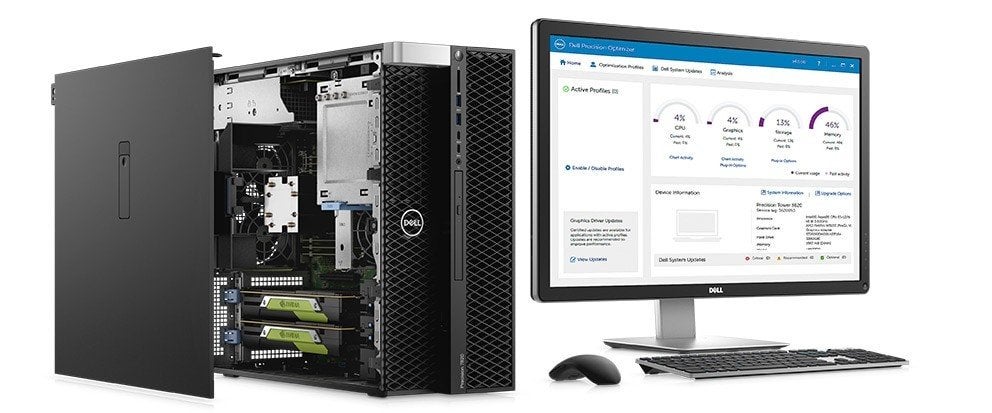 Dell PRECISION 5820 Intel W-2123 16GB 1TB-NVMe K4000 W11Pro, Intel Xeon W-2123 3.6-3.9 GHz 4Core met HT 8 Threads, Ophalen of Verzenden