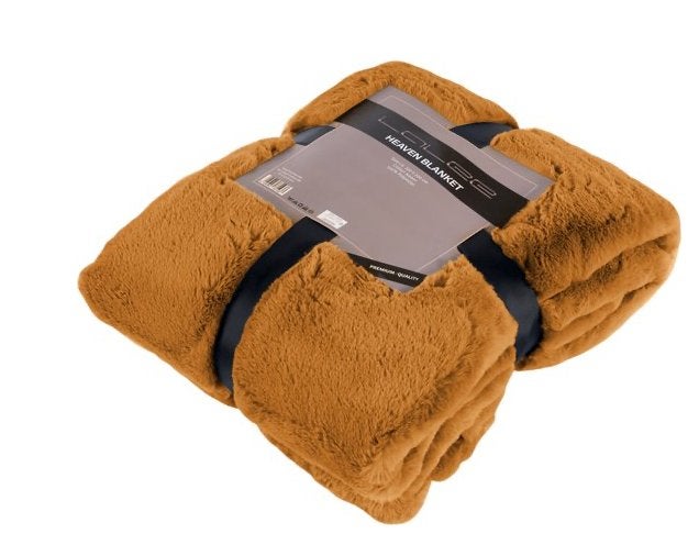 Heaven teddy plaid 150x200 amber – nieuw, sale, Ophalen, Nieuw