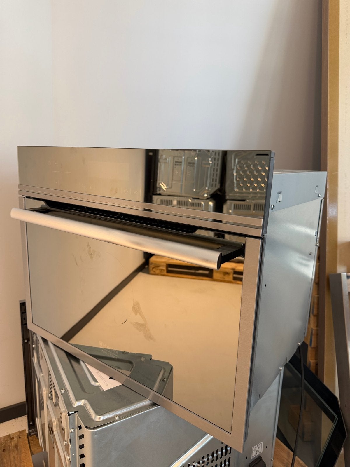 Nieuwe Ariston Stoomoven 45cm Inbouw, Witgoed en Apparatuur, Ophalen, 45 tot 50 cm, Overige merken, Nieuw